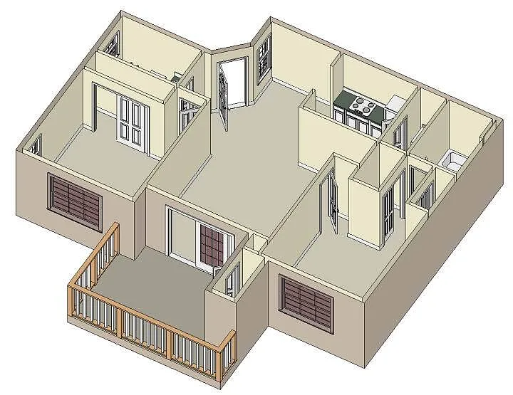 Floor plan Plan B