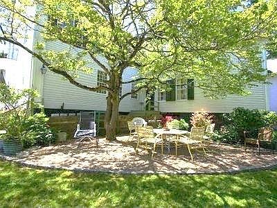 Landscaped front yard