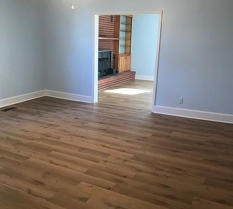 View thru Family room from kitchen to living room.