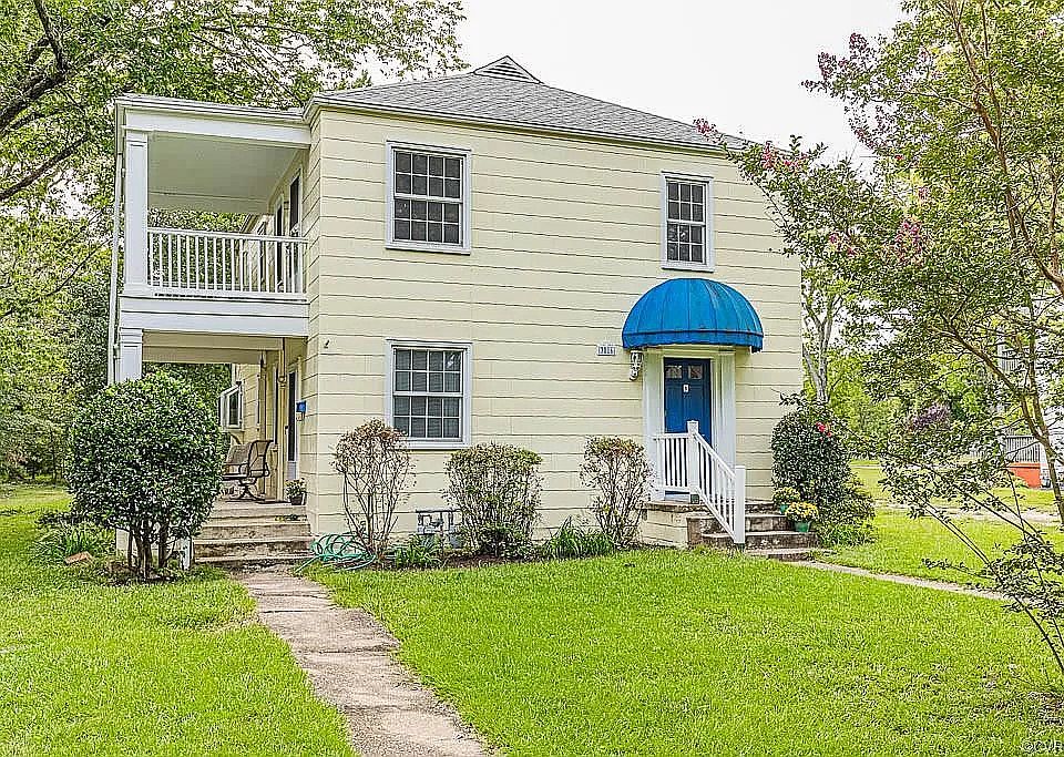 Unit A is the entire downstairs with the patio on the left