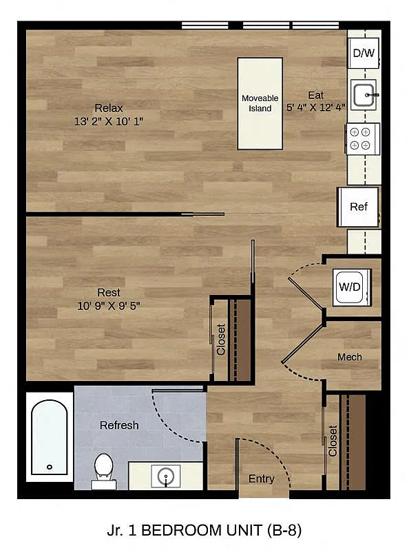 Floor plan B-8