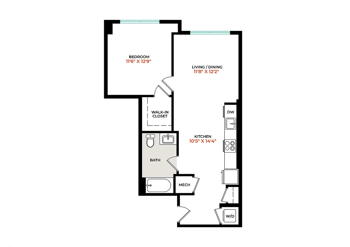 Floor plan A14A