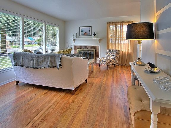 Living room with dining space