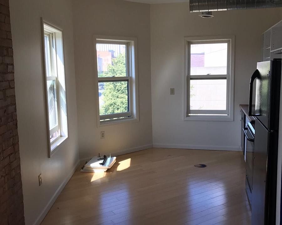 kitchen with view to the Eastman Theater