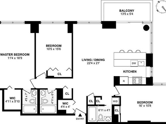 2nd image of 275 W 96th St APT 8E