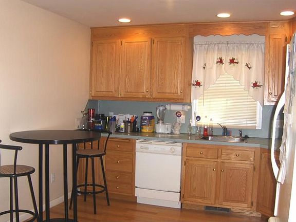 with hardwood floors