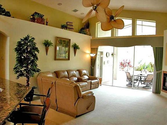 Family Room Overlooks Pool and Conservation
