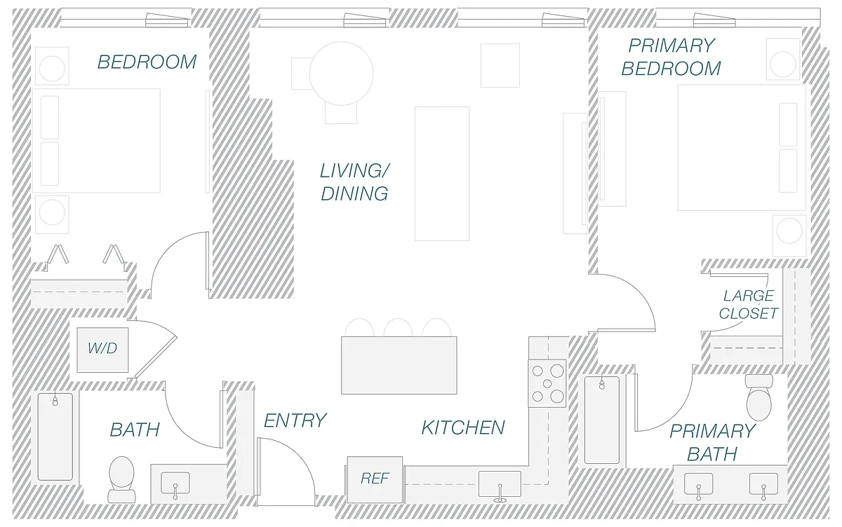 Floor plan 2-7D