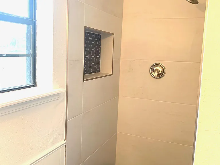 Master shower