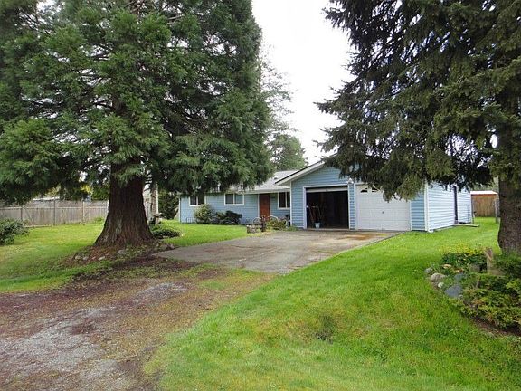 Front of Home from Driveway. Two Car Garage.