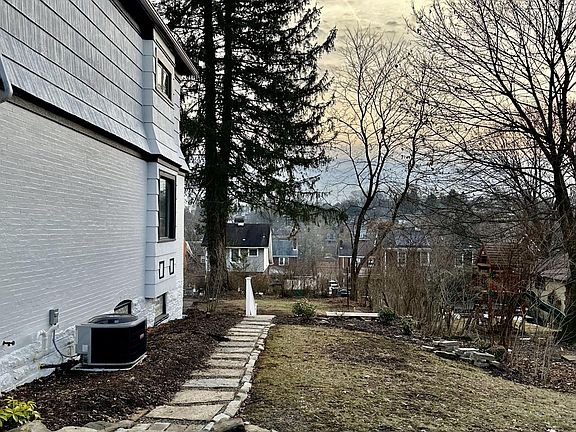 View of terraced side and rear yards!