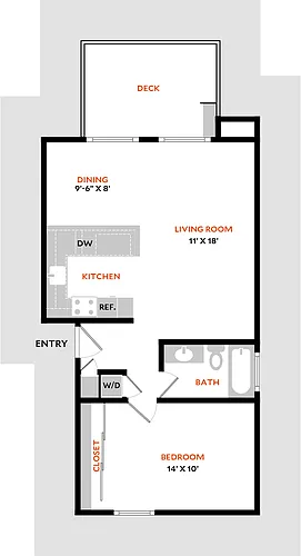 Floor plan Plan 1CR