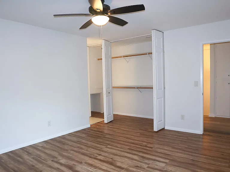 Primary Bedroom with en suite bathroom and balcony.