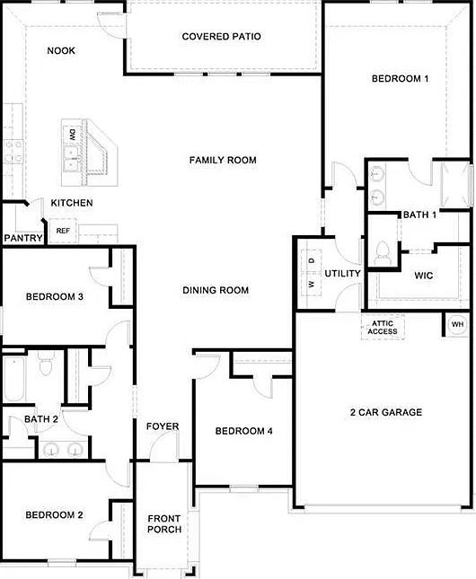 4 bed, 2.0 bath, 2143 sqft, $2,400 — Photo 1