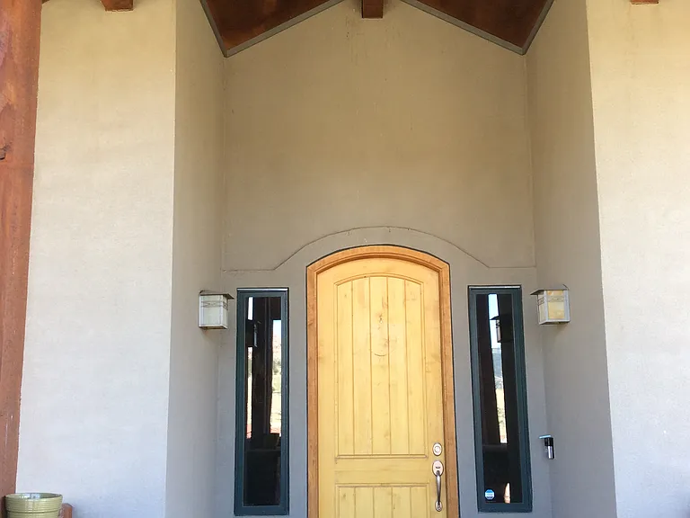 Main entrance door.