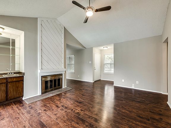 entrance to condo check out the wet bar and fireplace