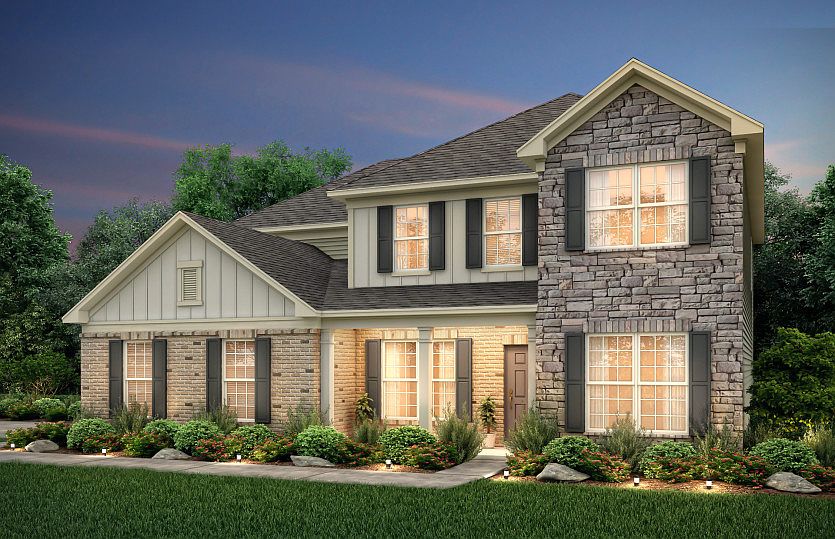 Wingate, a two story home w/covered front porch with Home Exterior 9
