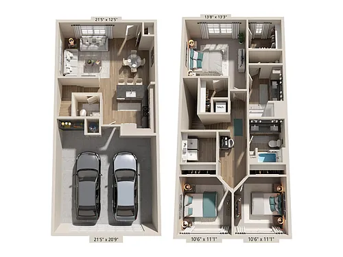 Floor plan TH3A