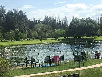 Warm mineral lake - 10 min walking distance