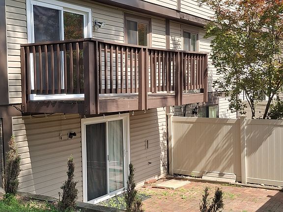 Rear deck and brick patio
