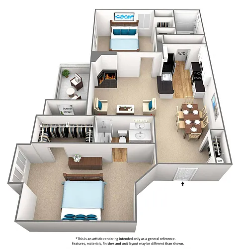 Floor plan Carlton Renovated