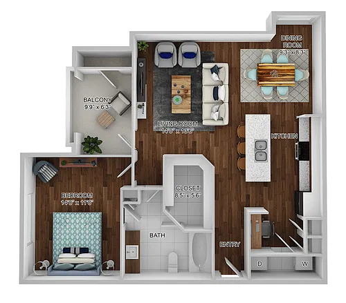 Floor plan A1 - Naples