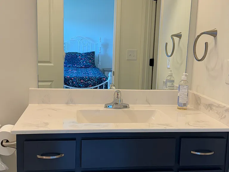 Guest bedroom vanity
