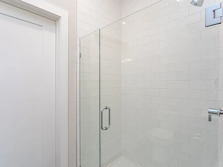 Primary bath with standing shower