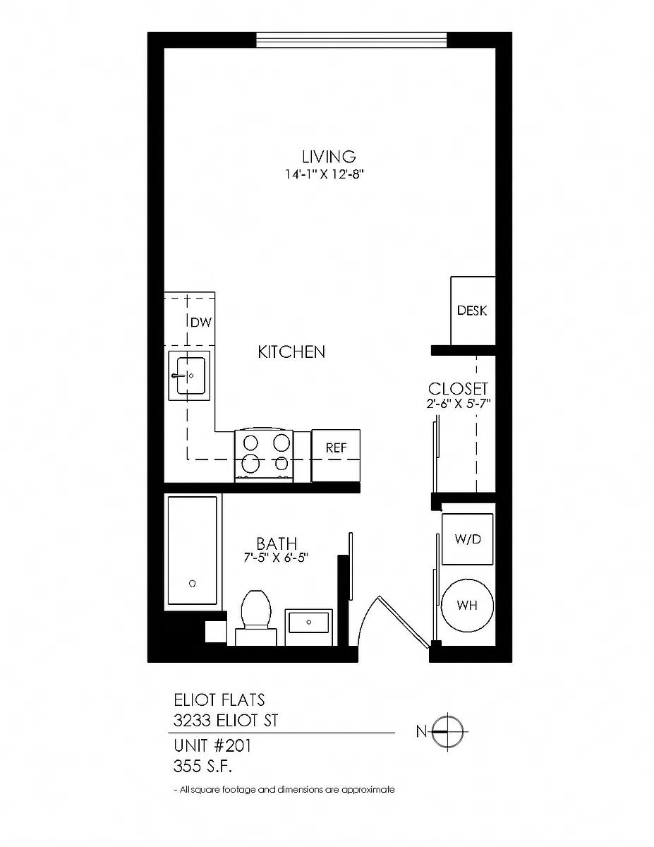 Floor plan Studio