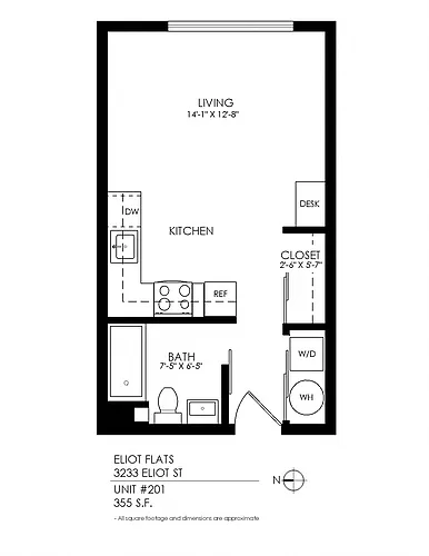 Floor plan Studio