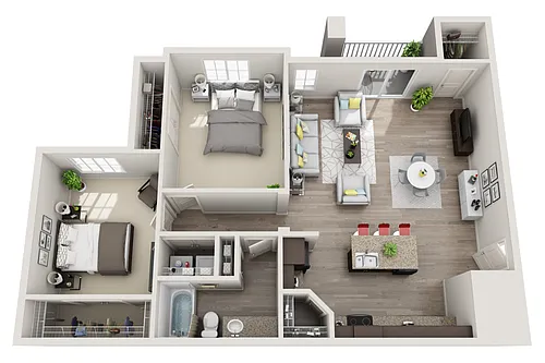 Floor plan B1