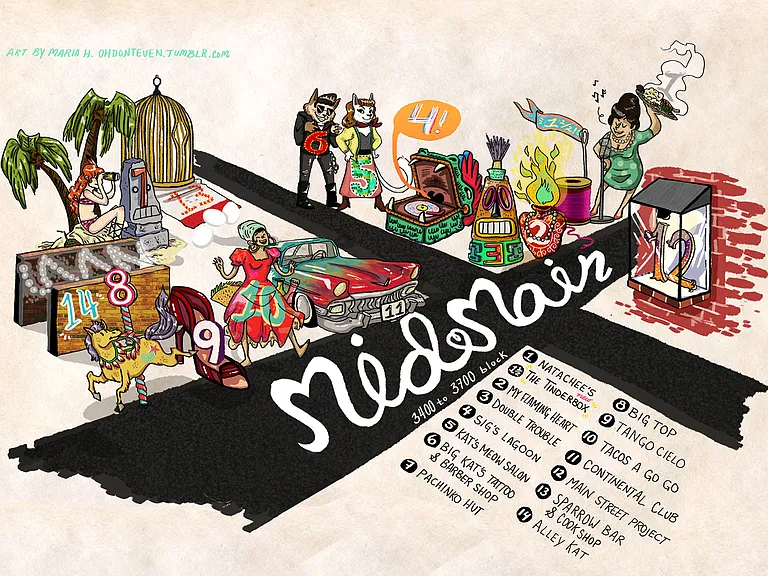 Mid Main Area Map