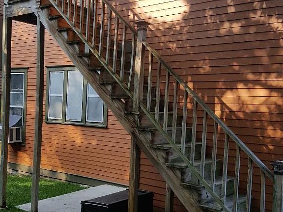 Staircase to access unit #2