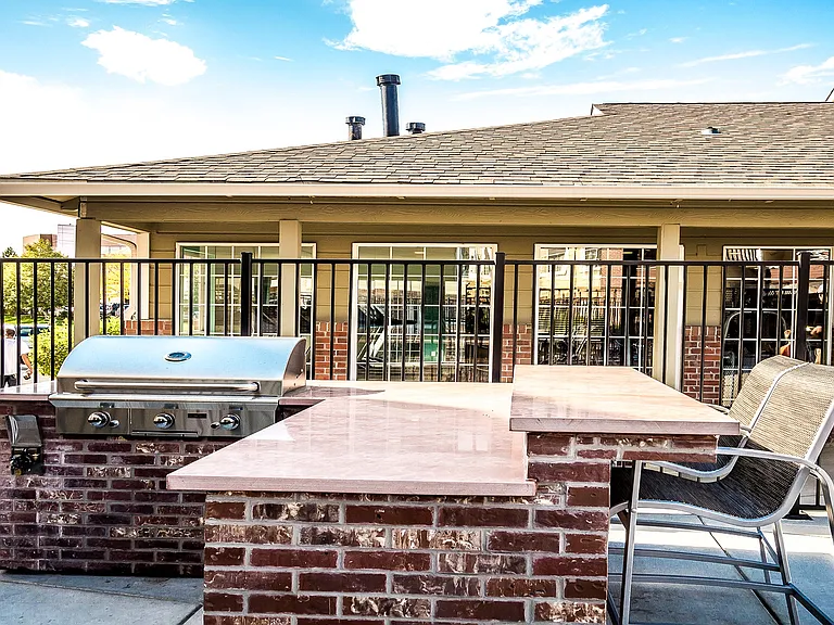 Fire up the grill and enjoy outdoor dining with friends and neighbors.