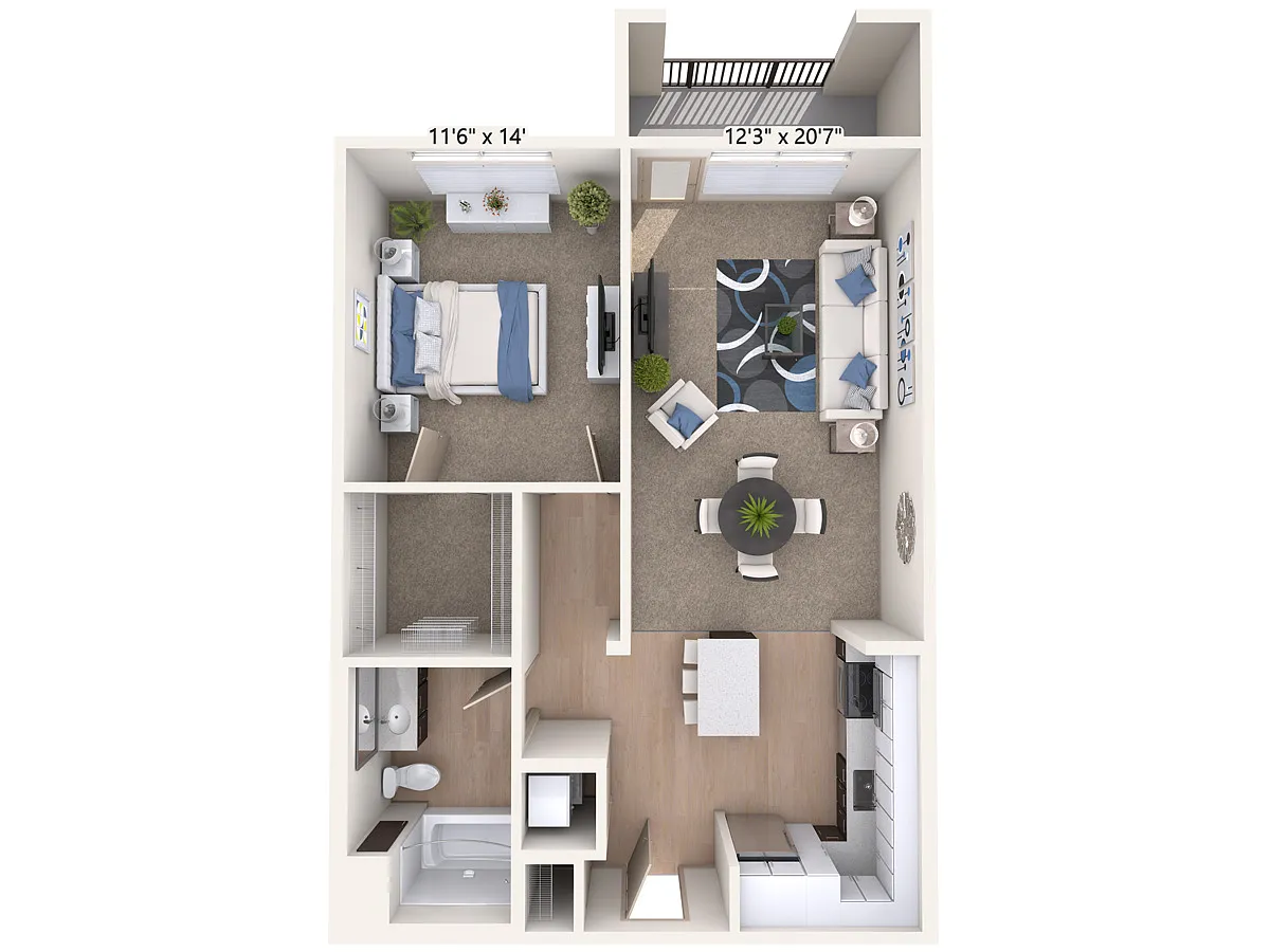 Floor plan A6-D-Two