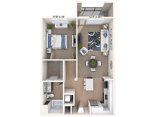 Floor plan A6-D-Two