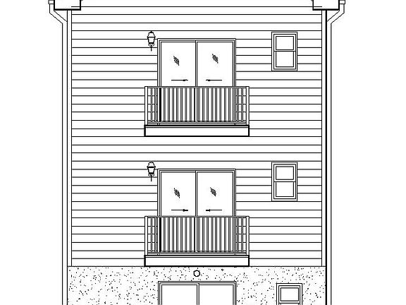 Rear Facade