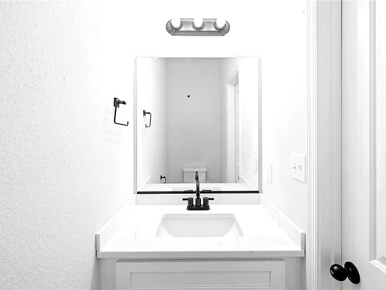 Downstairs half bath
