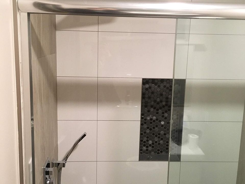 Rainshower in the Master Bathroom