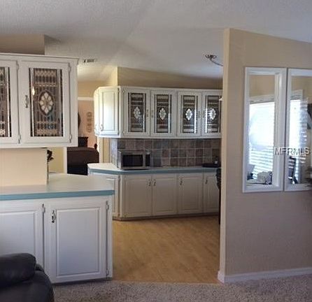 Kitchen view from living area
