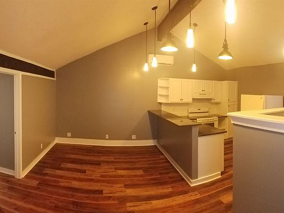 Kitchen & Living Room view from Front Door