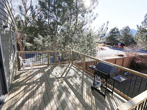 Deck with Flatirons views