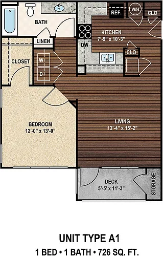 Floor plan A1 The Lorena
