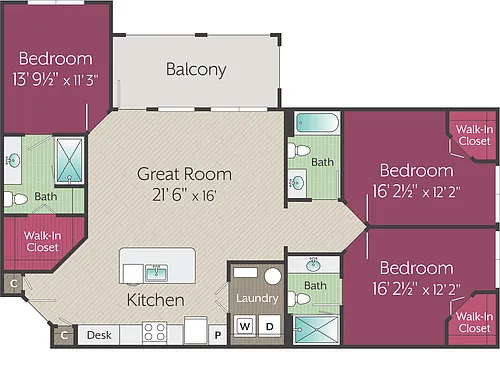 Floor plan Tranquil