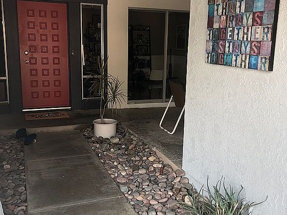 Entrance to breezeway