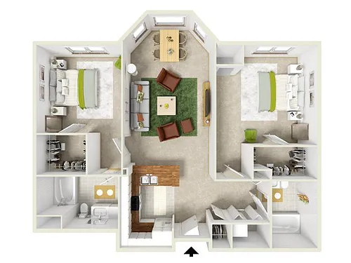 Floor plan Back Bay