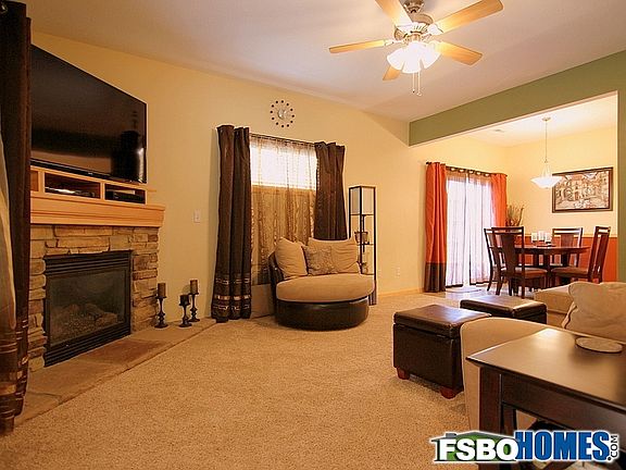 Large Living Room Opening to the Dining Area