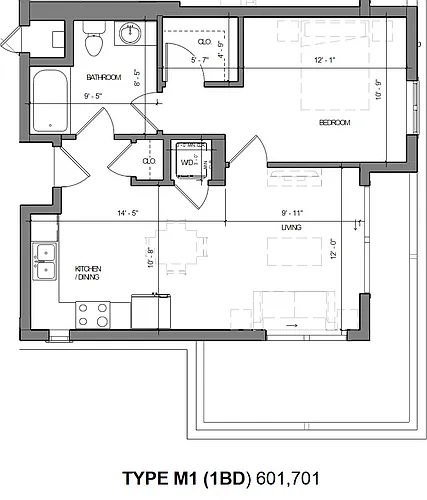 Floor plan TYPE M