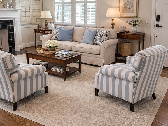 Example of living room furnished