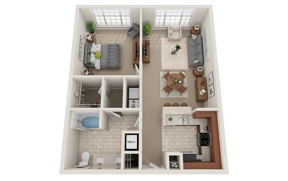 Floor plan A1C